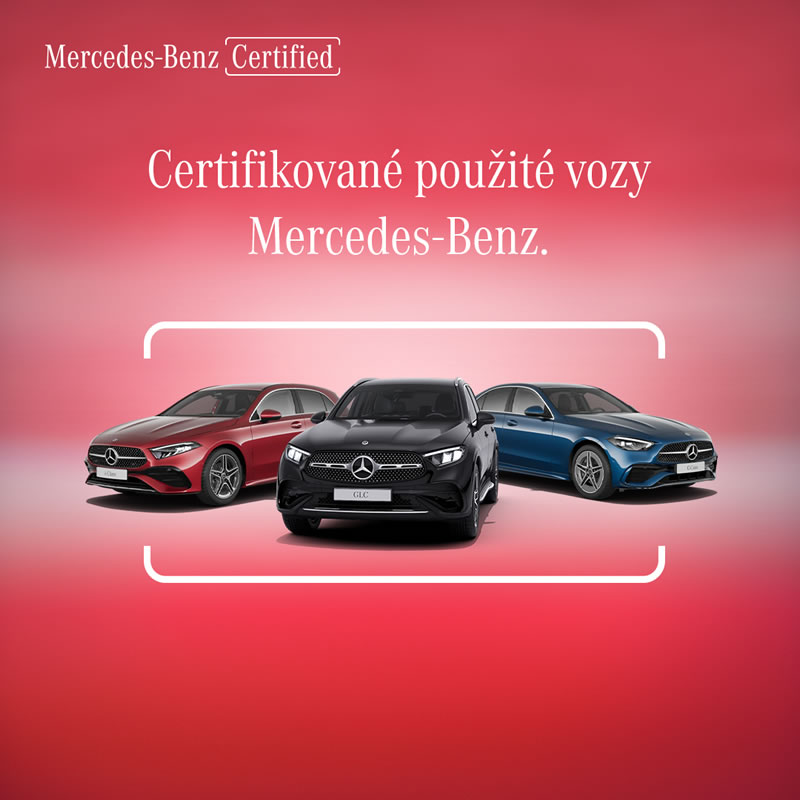 Certifikované použité vozy Mercedes-Benz.